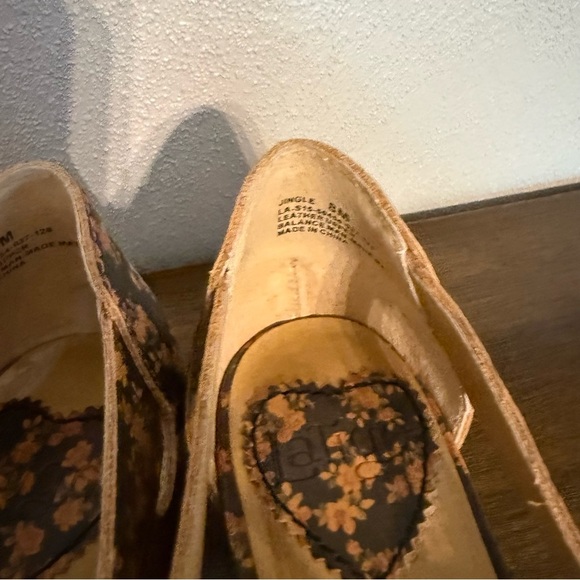 Latigo Floral Jingle Brown Lace-Up Leather Women's Shoes Size 8 - Picture 5 of 16